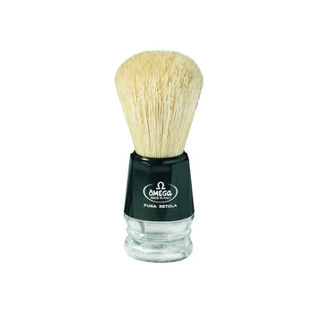 Omega 10019 Boar Hair Bristle Shaving brush