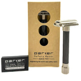 PARKER VARIANT (OC) ADJUSTABLE SAFETY RAZOR - OPEN COMB - GRAPHITE