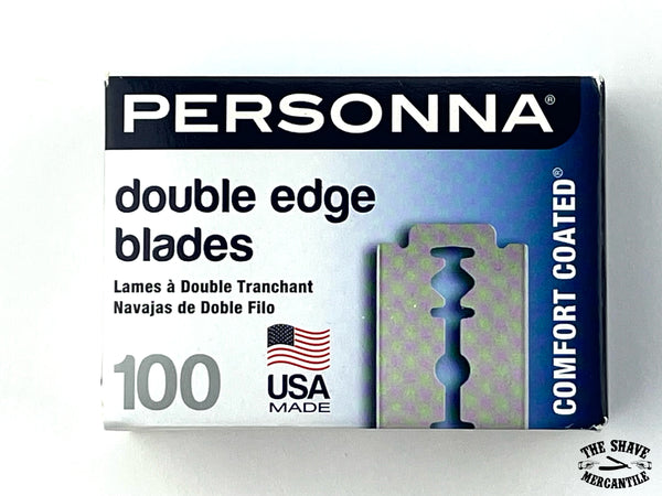 Personna Comfort Coated Double Edge Razor Blades- 100 Count