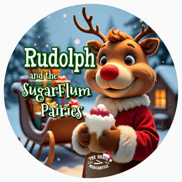 RUDOLPH AND THE SUGARFLUM PAIRIES - SHAVING SOAP - 4 OZ.