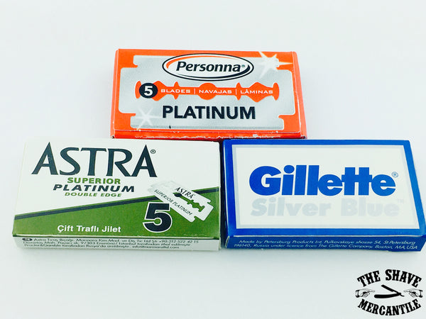 Double Edge Razor Blade Sampler - 3 Pack