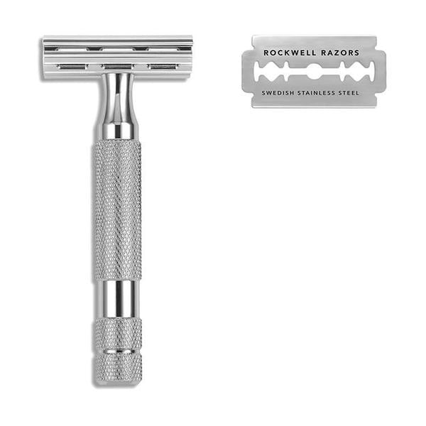 Rockwell Razors 2C Adjustable Safety Razor - White Chrome