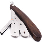 Parker SRDW Dark Sheesham Wood Handle Shavette / Barber Razor