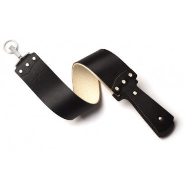 Bison English Bridle Razor Strop - Black