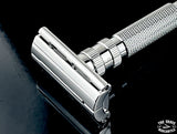 Rockwell Razors T2 Adjustable Safety Razor - White Chrome